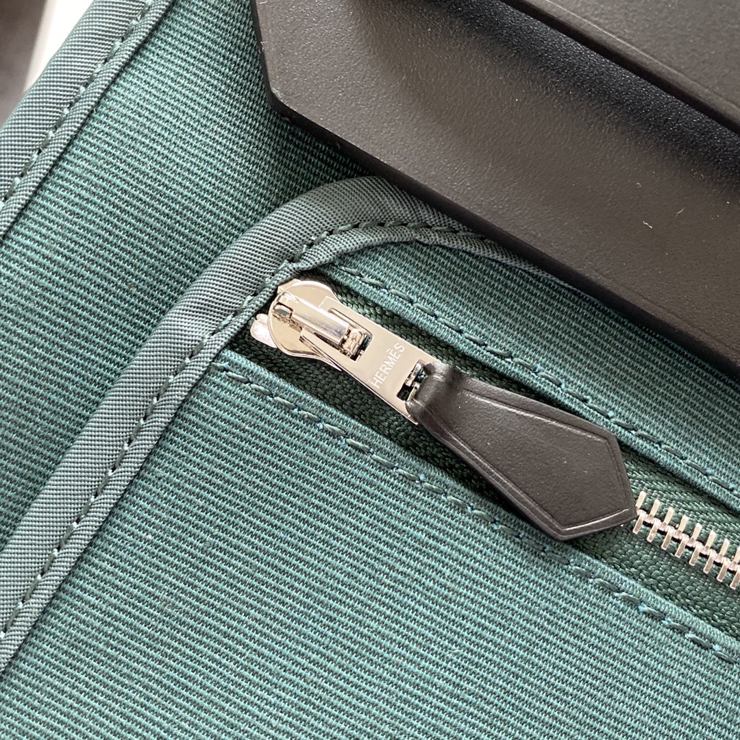 에르메스 에르백31 블루 템페트 블랙 은장